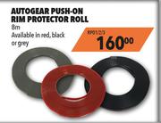 Autogear Trunk Door Entry Guard Set BG007/008Push On Rim Protector Roll 8m RP01/2/3