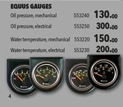Equus Water Temperature Electrical Gauge 553230