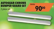 Autogear Chrome Bumper Guard Set 2 Piece Set BG006