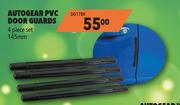 Autogear PVC Door Guards 4 Piece Set 145mm DG17BK 