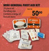 Midas Mini General First Aid Kit 26 Piece Set FA01M