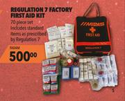 Midas Regulation 7 Factory First Aid Kit 70 Piece Set FA04M