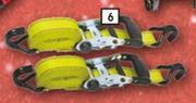 Midas Ratchettie Downs 30mm x 4.3m 800kg 2 Piece Set LH12M