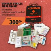 Midas General Vehicle First Aid Kit 44 Piece Set FA03M