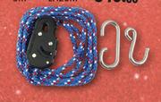 Midas Rope, Cam, Cleat, Tie-Down & Hoist Set 3m LH25M