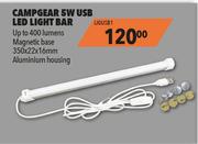 Campgear 5W USB LED Light Bar LIGUSB1