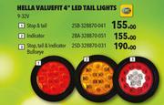 Hella Valuefit 4" LED Tail Lights 9-32V Stop & Tail 2SB-328870-041