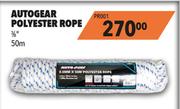 Autogear 3/8" 50m Polyester Rope PR001