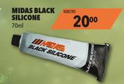 Midas Black Silicone 70ml MBS90