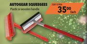 Autogear Squeegees Plastic Or Wooden Handle SQ013/906-Each