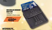 Michelin Rubber Mat Set 4 Piece Set TT8421BK/GR