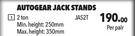 Autogear 2 Ton Jack Stands JAS2T-Per Pair