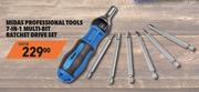Midas Professional Tools 7 In 1 Multi Bit Ratchet Drive Set SD07M