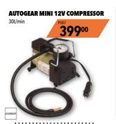 Autogear Mini 12V Compressor 30L/Min PU07