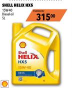 Shell Helix HX5 15W-40 Diesel Oil 550040242-5Ltr
