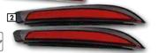 Autogear Rear Pillar Lights For Ford Everest 2016-2018 PLE01