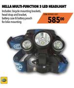 Hella Multi-Function 3 LED Headlight 2XM-009003-001