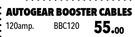Autogear 120 Amp Booster Cable BBC120