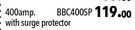 Autogear 400 Amp Booster Cable With Surge Protector BBC400SP