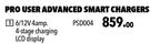 PRO User Advanced Smart Chargers 6/12V 4amp.4-Stage Charging LCD Display PSD004