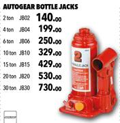 Autogear Bottle Jacks 2Ton JB02