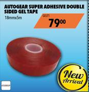 Autogear Super Adhesive Double Sided Gel Tape 18mm x 5m GELT1