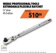 Midas Professional Tools Extendable/Flexible Ratchet RTE03M