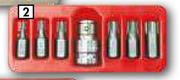 Autogear Multi Spline 6 Piece Coarse Bit Set SS07C