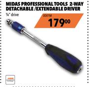 Midas Professional Tools 2 Way Detachable/ Extandable Driver UD01M