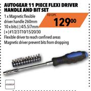 Autogear 11 Piece Flexi Driver Handle And Bit Set FD12PC