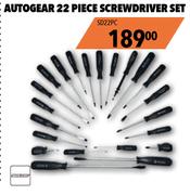 Autogear 22 Piece Screwdriver Set D22PC