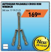 Autogear Foldable Cross Rim Wrench WS03