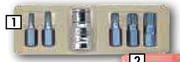 Autogear Multi Spline Bit Set 6 Piece Fine Bit Set SS06F