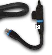 Midas Style Keyring Phone Charger & Data Cables (Lighting Cable) USB13M