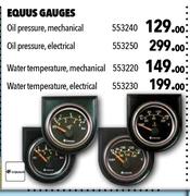 Equus Water Temperature Gauge (Electrical) 553230