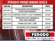 Ferodo Front Brake Discs For Honda Jazz 2003-2008 DDF2370X