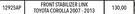 Aplus Suspension For Front Stabilizer Link For Toyota Corolla 2007-2013 12925AP