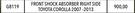 Monroe Front Shock Absorber Right Side For Toyota Corolla G8119