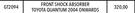 Monroe Front Shock Absorber For Toyota Quantum 2004 Onwards GT2094