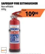 Safequip 600g Fire Extinguisher Non Refillable FE600