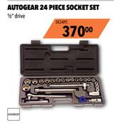 Autogear 24 Piece Socket Set (1/2" Drive) SK24PC