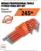 Midas Professional Tools 9 Piece Torx Key Set TS9M