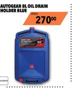 Autogear 8Ltr Oil Drain Holder (Blue) OP001