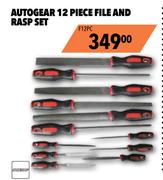 Autogear 12 Piece File And Rasp Set F12PC