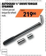 Autogear 1/2" Drive Torque Spanner TOX01