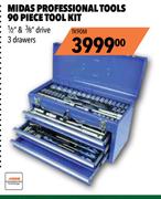 Midas Professional Tools 90 Piece Tool Kit TK90M