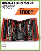 Autogear 91 Piece Tool Kit TK91PC