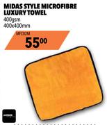 Midas Style Microfibre Luxury Towel 400 x 400mm MFC02M