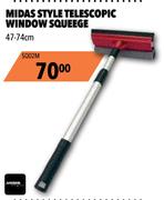 Midas Style Telescopic Window Squeege (47-74cm) SQ02M