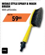Midas Style Spray & Wash Brush With Soft Bristles BR07M